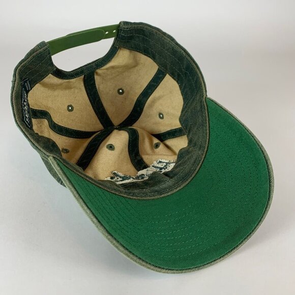 Harvard Crimson NCAA Green Legacy Relaxed Fit Strapback Adjustable Hat - Picture 4 of 5